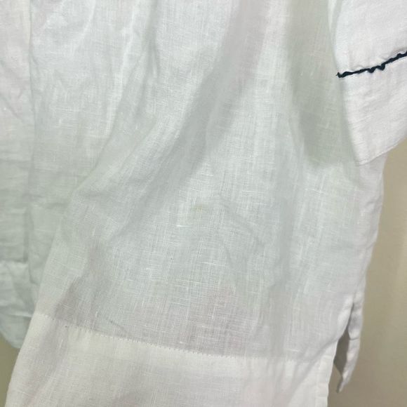 Jones New York White Tunic with Black Trim Size Medium - Picture 5 of 10